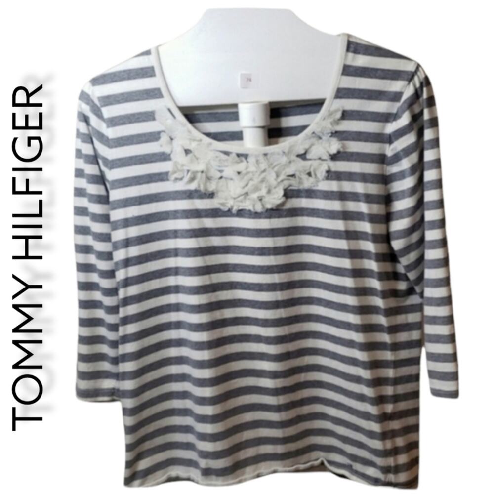 Tommy Hilfiger Women's 3/4 Sleeve Top Size XL